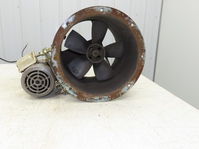 Fulta Electric DBP3M2-3 Tube Axial Blower Fan 12'' 1000 CFM 220V 3PH Belt Drive