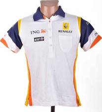 FORMULA 1 ING RENAULT F1 TEAM 2007/2008 POLO SHIRT ING SIZE M WOMEN ALONSO ERA