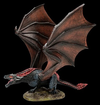 Drachenfigur Game of Thrones Drogon GoT Film Merchandise Sammler H 27,5 cm