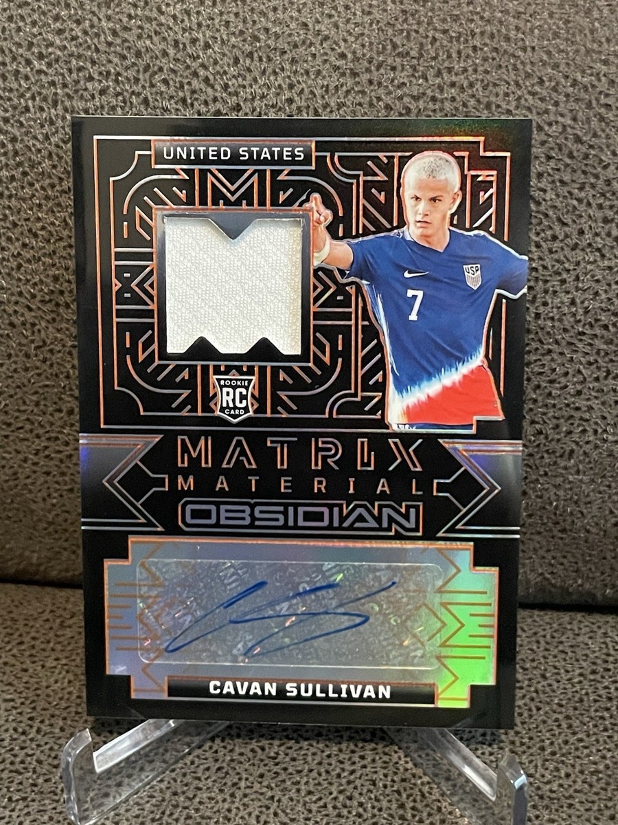 🔥Cavan Sullivan 2024-25 Panini Obsidian Matrix Material RPA Auto