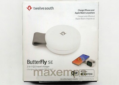 Twelve South Butterfly SE iPhone & Apple Watch 2-in-1 Qi2 Travel Charger Sealed