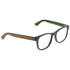 Gucci Demo Square Men's Eyeglasses GG0004ON 002 53 GG0004ON 002 53