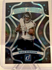 Bijan Robinson 2025 Panini Donruss #15 Galaxy of Stars 05/50 SSP Case Hit 