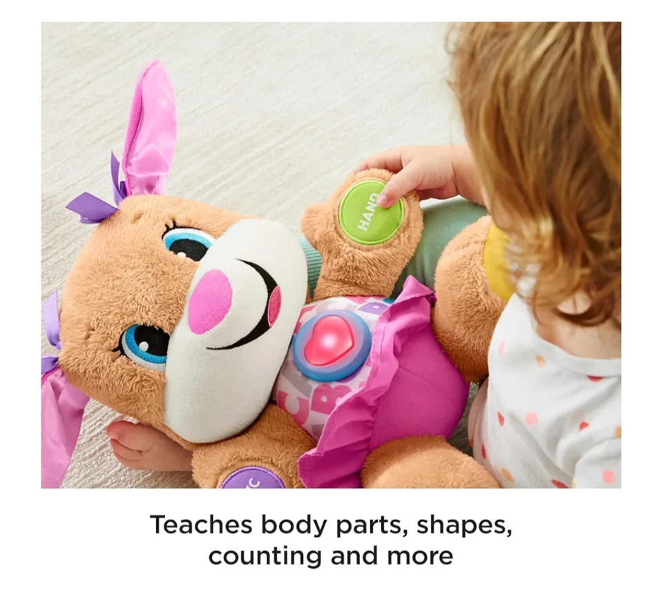 Juguete de peluche interactivo Fisher-Price Laugh & Learn Smart Stages Sis cachorro perro Foto 4 de 4