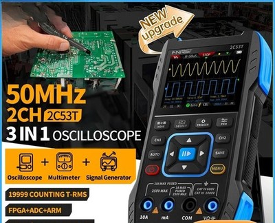 Upgrade 50 MHz Handheld Digital Oszilloskop Multimeter Signal Generator 3 in 1