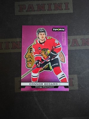 2024‑25 Upper Deck Synergy Connor Bedard NHL Impressions Purple Parallel /599