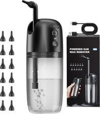 Electric Ear Wax Removal, Ear Cleaning Kit with Water Powered Ear Cleaner, Featu