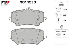 FTE Bremsbelagsatz Scheibenbremse 9011320 für MERCEDES EQS V297 EQE V295 SUV 450