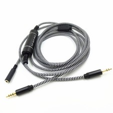 2.6m/8.5ft Length 3.5mm OFC Earphone Audio Cable Chat Link Sound Adapter