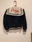 Girls Vintage Cheerleader Jacket Karen Orange High School 1990S — photo 2