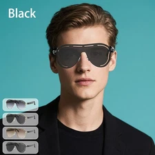 Smart Glasses Bluetooth Audio Sunglasses 200+ AI Transmission Headphone Eyewear