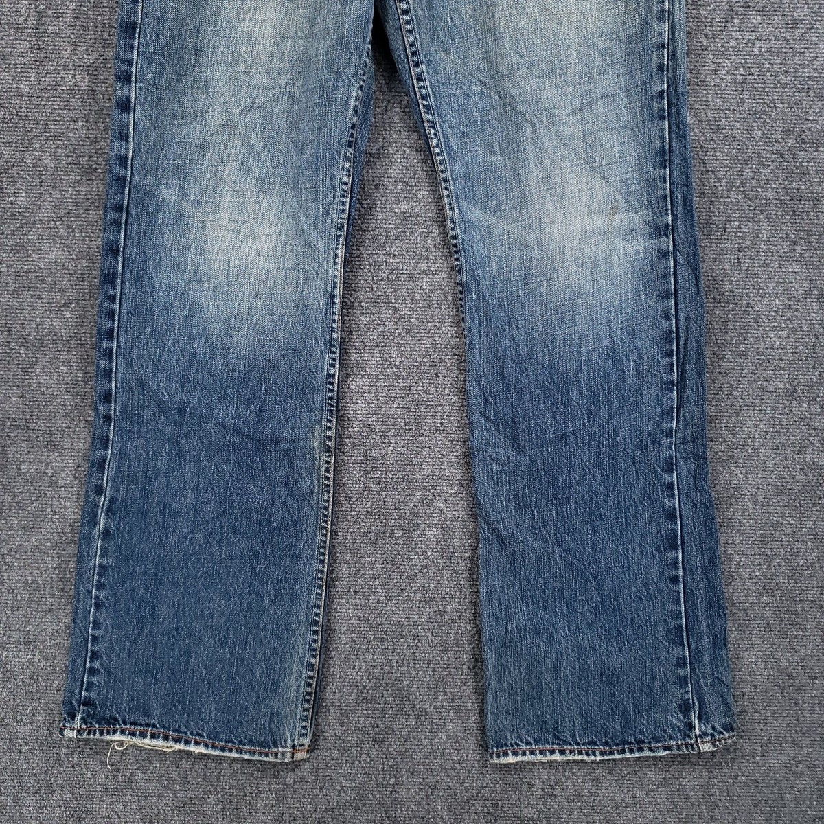 American Eagle Mens Bootcut Jeans 29x32 Blue Denim Stone Wash ZIp