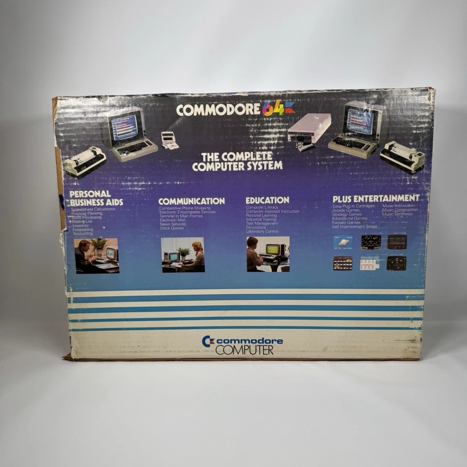 Commodore 64 C64 Computer In Box w Power Supply & 1660 Modem - UNTESTED Turns On - Image 4 of 4