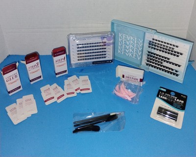 Eyelash Items Lot, Beyelian Plume Individual Cluster Lashes, Kevkev, Iconsign (+