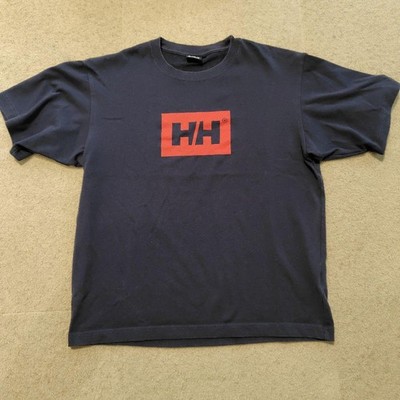 Helly Hansen Navy Logo T-Shirt S Mens Casual Top