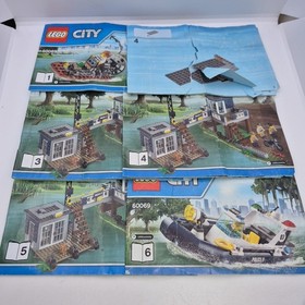 Lego City 60069 Swamp Police Station Incomplete Set (Couple Bricks Missing)