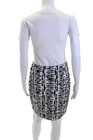 Marc Cain Womens Wool Printed Pull On Lined Mini Skirt White Combo Size 3 — photo 3