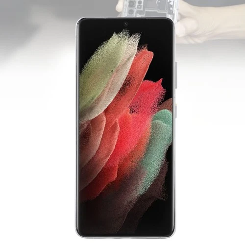 Phone Screen Replacement LCD Touch Display For S21 Ultra Silver