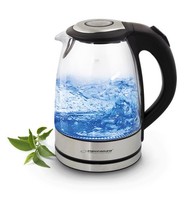 Wasserkocher 1,7 L Schwarz, Mehrfarbig 2200 W LED