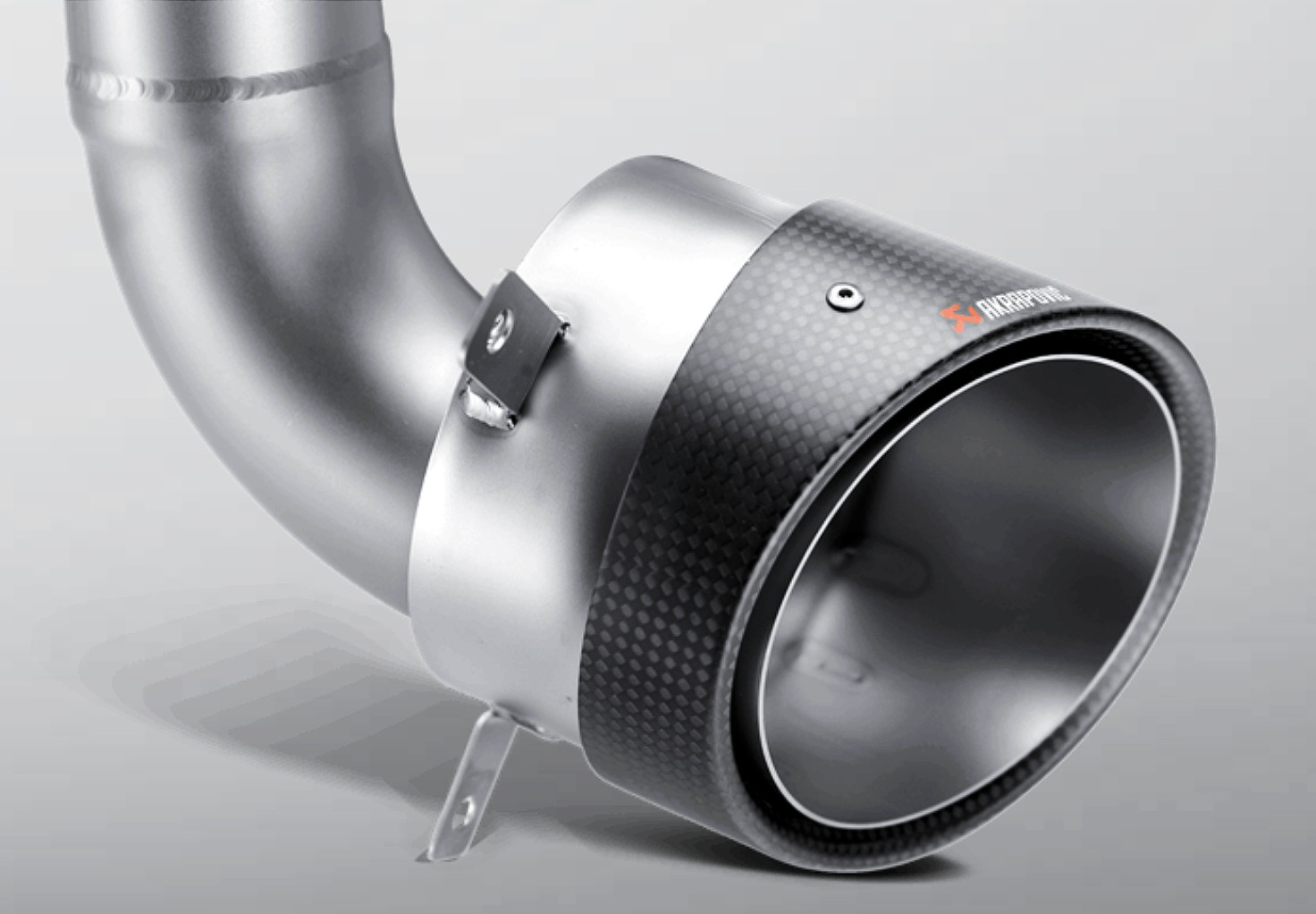 Authentic Akrapovic Ti & Carbon TP-CT/23 Left Exhaust Tip for 13-15 Audi R8 V-10