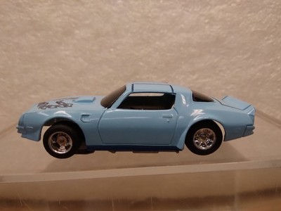 TYCO HO SLOT CAR Pontiac Trans-Am  ( BABY BLUE )