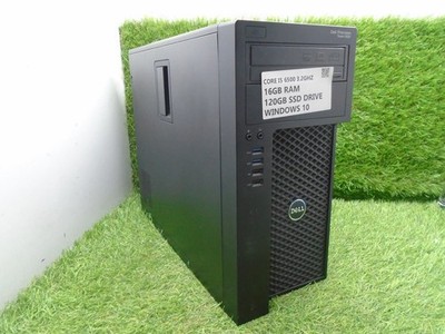 Dell PC Precision 3620 MT Intel WINDOWS 10 i5 6TH 6500 16GB 120GB SSD DESKTOP PC