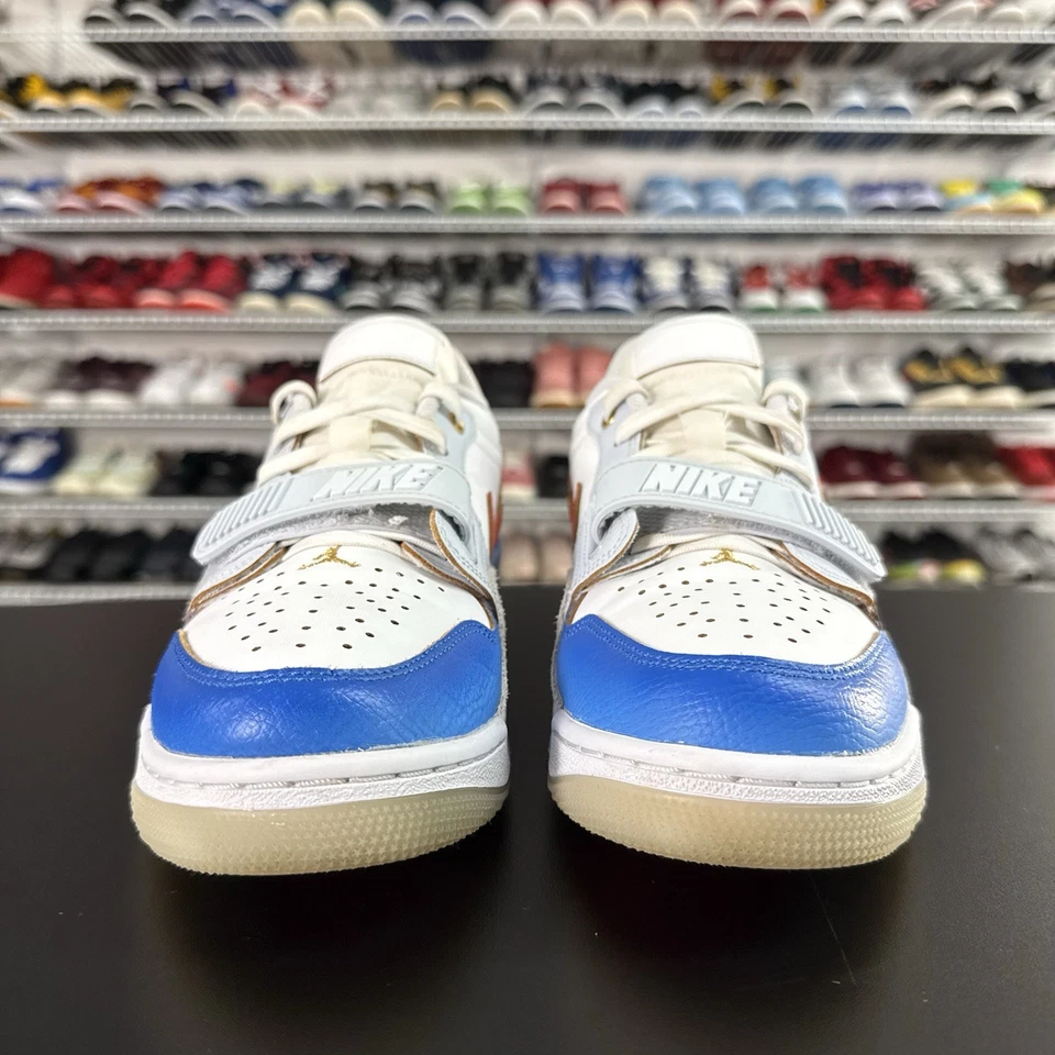 Nike Jordan Legacy 312 Bajo Blanco Azul Real Rojo FN8902-161 Hombres Talla 8.5 Foto 2 de 4