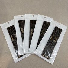 5 Pack LUXE Pickleball Paddle Edge Guard Tape 17mm Grid NEW 10 Pieces