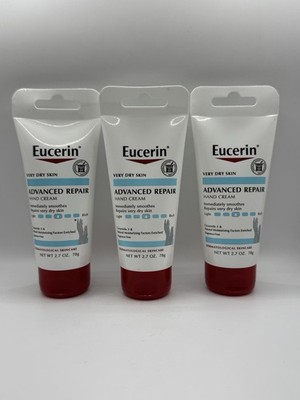 3PK Eucerin Advanced Repair Hand Cream 2.7 OZ EACH