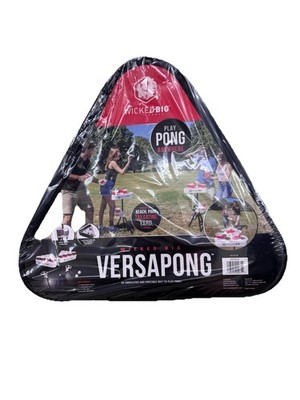 Wicked Big Sports Versapong Portable Beer Pong Set. Brand New Tailgate Party Kit