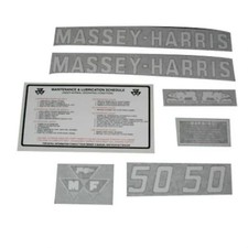 50 Decal Set Vinyl Fits Massey Harris 50