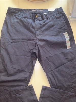 Old Navy Pants Mens 36x30 Athletic Rotation Built-In Flex Chino Stretch Navy NWT