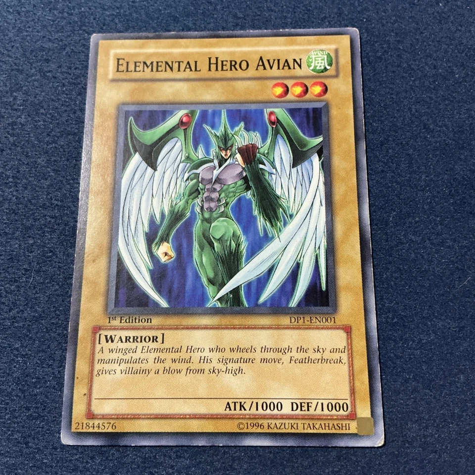 Yugioh TCG: Elemental Hero Avian DP1-EN001 (1ª Edición) Foto 2 de 3
