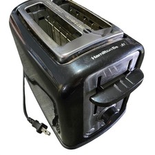 Hamilton Beach 2 Slice Toaster Black Chrome B...
