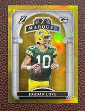 Jordan Love 2024 Panini Zenith Marquee Gold Prizm SSP First On Print 1/10 /10