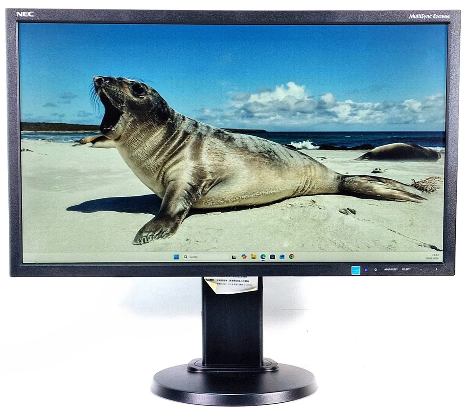 NEC MultiSync E243WMi 24 Zoll FHD IPS LED 16:9 PC Monitor DP VGA DVI 1920 x 1080 - Bild 1 von 4