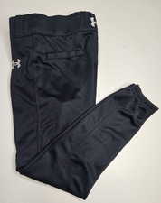 Under Armour Boy's UA Baseball Pants Black Size Youth Medium