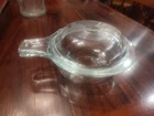 Vintage Pyrex Clear glass Grab It Bowl (with Lid) 601-B Corning Ware