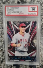 2021 Topps Finest - Finest Careers Die-Cut Mike Trout #FCI-7 Pristine Gem MT 10 