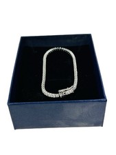 Tennisarmband Moissanit aus verkrustetem .925...