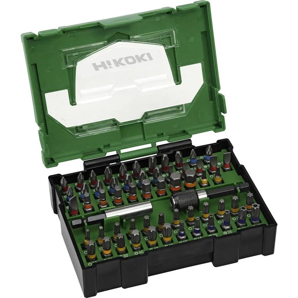 HiKOKI 40030024 Bit-Set T-Profil, Schlitz, Kreuzschlitz Phillips, Kreuzschlitz-image
