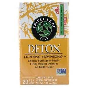 Triple Leaf Tea Detox Cleansing & Revitalizing Herbal Tea  20 pckts