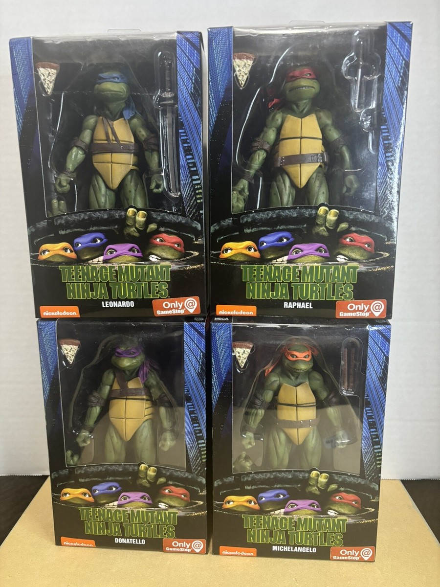 NECA Nickelodeon Teenage Mutant Ninja Turtles 7” 4 Set Leo, Ralph