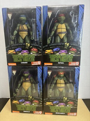 NECA Nickelodeon Teenage Mutant Ninja Turtles 7” 4 Set Leo, Ralph