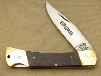 Vintage EXPLORER EDGE MARK JAPAN 11-309 Lockback Knife - 440