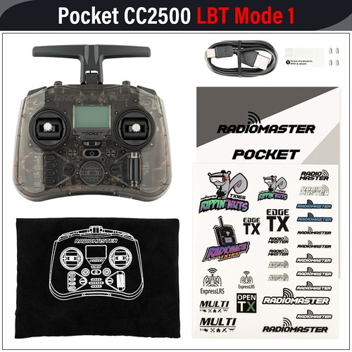 RADIOMASTER Pocket Hall Gimbal Transmitter ELRS/CC2500 Remote Control Portable - Picture 32 of 37