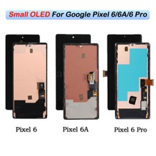For Google Pixel 6 6a 6 Pro OLED Display Screen Assembly Replacement Black Frame