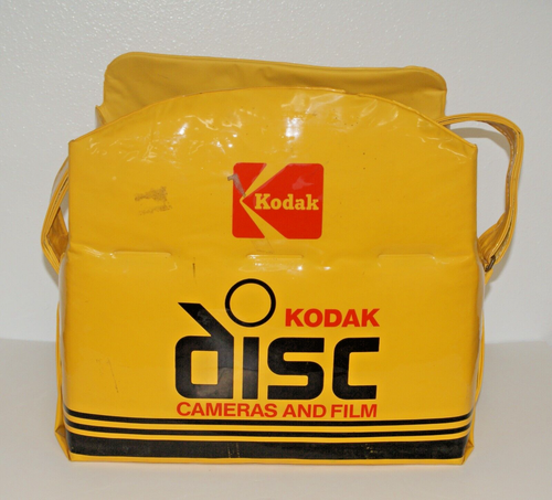 Vintage 1980’s Yellow Kodak Disc Cameras and Film Carrying Case Insulated - Picture 4 of 8