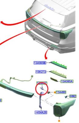 Genuine Tail Lamp Assembly Stud 20-25 Explorer LC5Z-00814-A