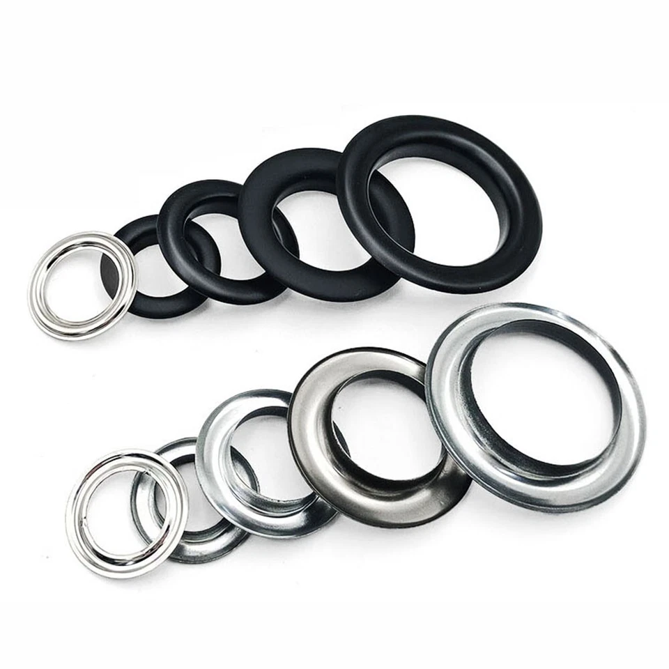 Juego de ojales de metal con arandela hágalo usted mismo ojal de reparación artesanal de cuero 20 25 30 40 mm Foto 4 de 4